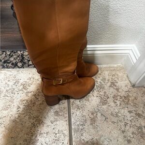 Michael Kors Tan Heeled Boots